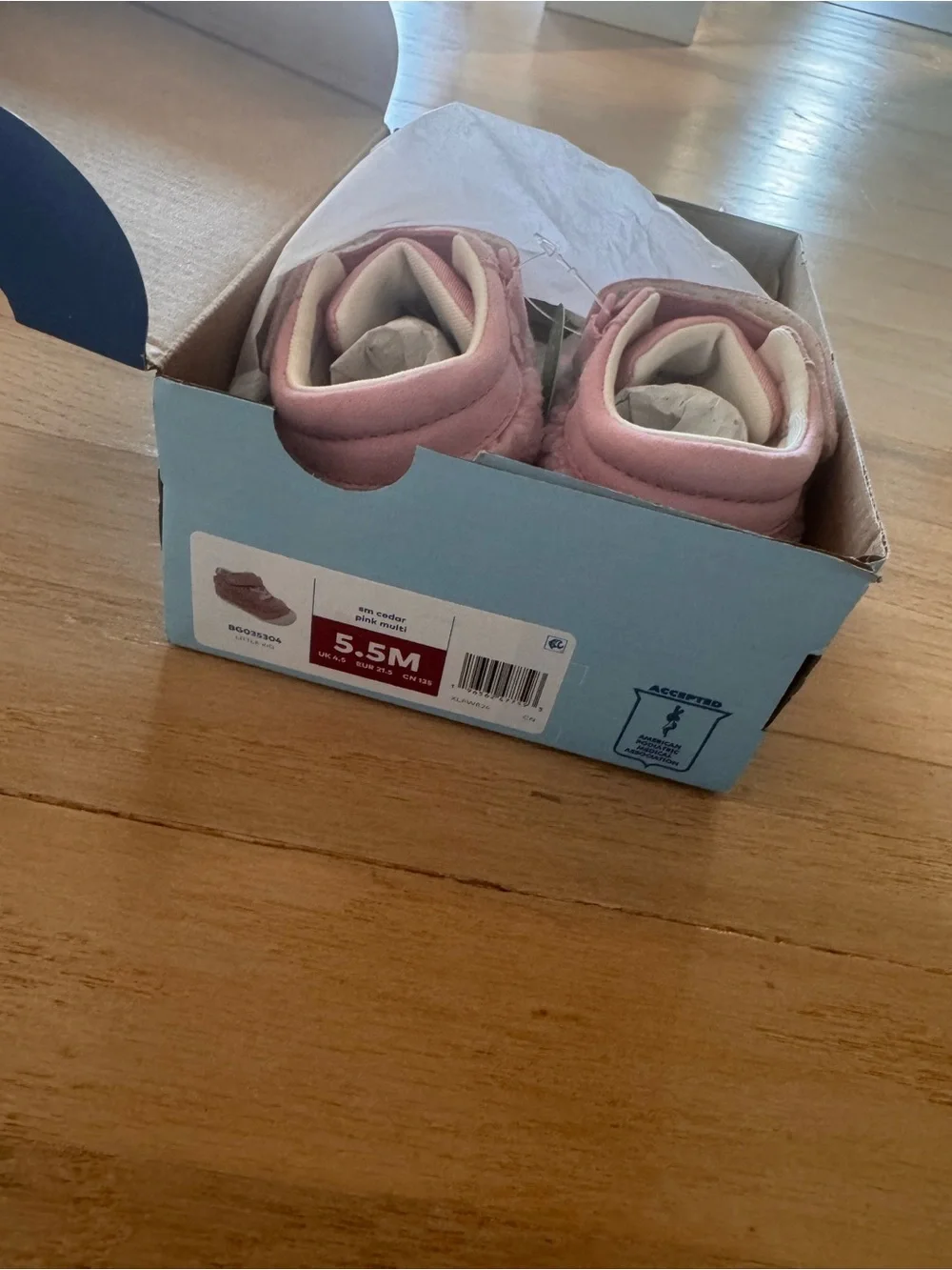 Stride Rite Pink Plush Baby Walker Shoes